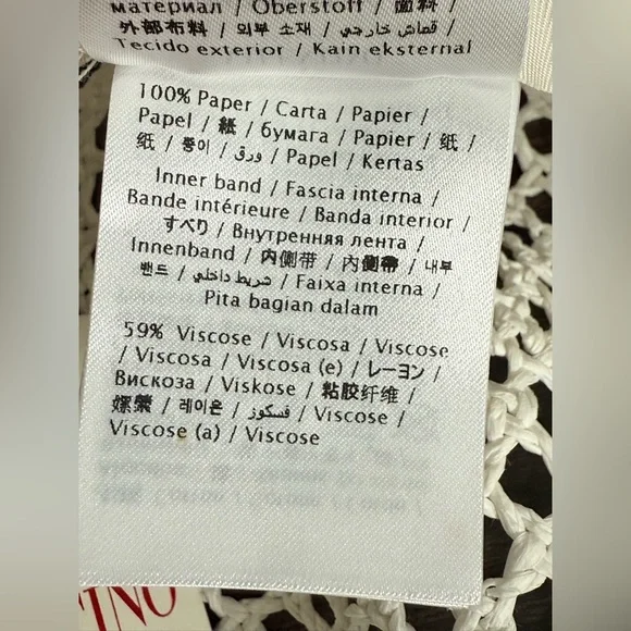 Valentino Garavani Woven Fedora